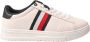 Tommy Hilfiger Witte Leren Supercup Sneakers voor Heren Wit Heren - Thumbnail 8