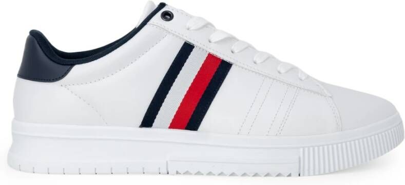 Tommy Hilfiger Plateausneakers SUPERCUP LTH SEASONAL vrijetijdsschoen halfschoen veterschoen met zijstrepen - Foto 5