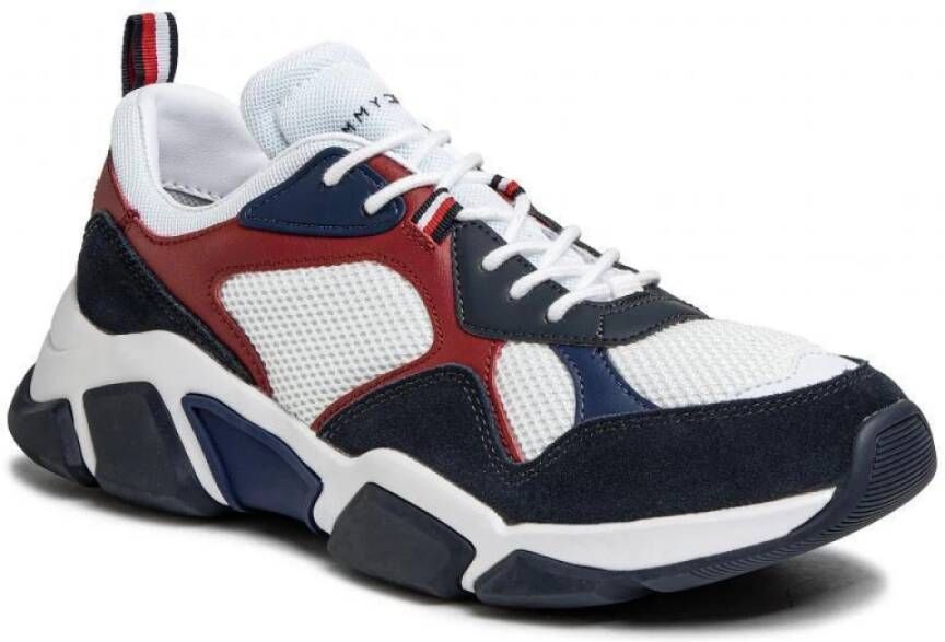 Tommy Hilfiger Heren Sneakers van Suède en Synthetisch Materiaal White Heren - Foto 12