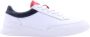 Tommy Hilfiger NU 21% KORTING Sneakers ELEVATED CUPSOLE LEATHER met contrastbeleg in tommy kleuren - Thumbnail 2