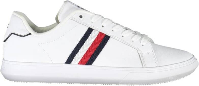 Tommy Hilfiger Witte Polyester Sneaker met Contrasterende Details - Foto 3