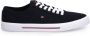 Tommy Hilfiger Sneakers CORE CORPORATE VULC CANVAS met strepen in de plateau vrijetijdsschoen halfhoge schoen veterschoen - Thumbnail 13
