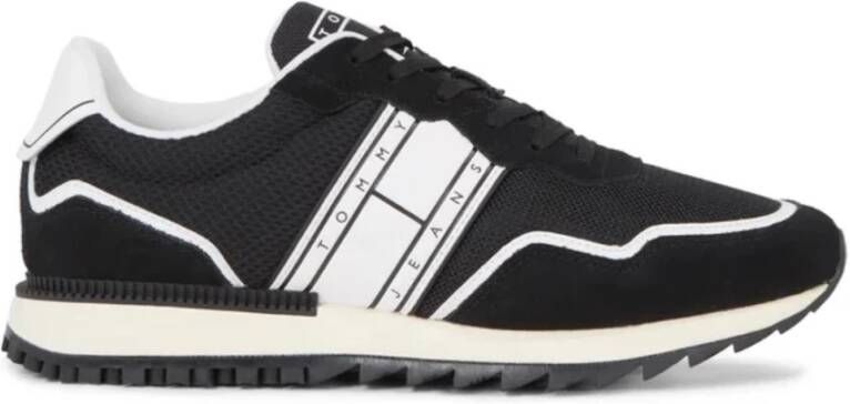 Tommy Hilfiger Runner Mix Schoen Black Heren