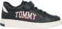 Tommy Hilfiger Slip-on sneakers LOW CUT LACE-UP VELCRO SNEAKER met logo-opschrift opzij - Thumbnail 2