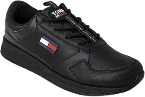 TOMMY JEANS Sneakers FLEXI LEATHER TJM RUNNER met logovlaggetje