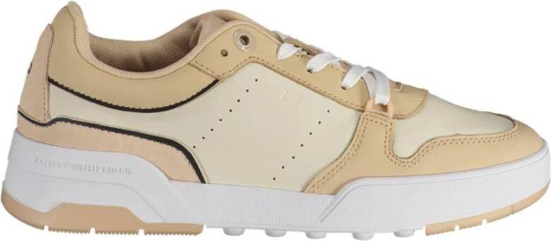 Tommy Hilfiger Plateausneakers LOW CUT BASKET SNEAKER met paspelering