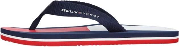 Tommy Hilfiger Sportieve Blauwe Slipper 32919 Blue Dames