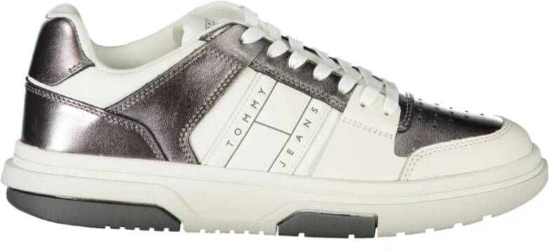 TOMMY JEANS Plateausneakers THE BROOKLYN METALLIC vrijetijdsschoen lage schoen veterschoen met zijlogo - Foto 2