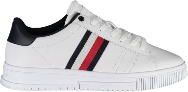 Tommy Hilfiger Plateausneakers SUPERCUP LTH SEASONAL vrijetijdsschoen halfschoen veterschoen met zijstrepen - Foto 3