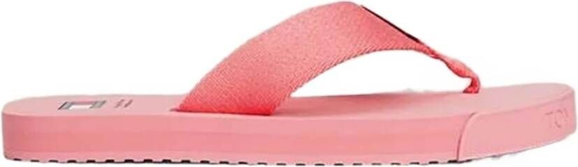 Tommy Hilfiger Stijlvolle Flip-flops Pink Dames