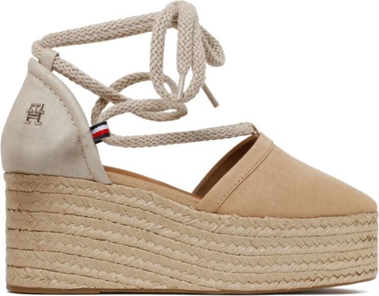 Tommy Hilfiger Stijlvolle Sandalen voor de Zomer Beige Dames