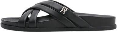 Tommy Hilfiger Stijlvolle Sandalen voor Zomerse Dagen Black Dames