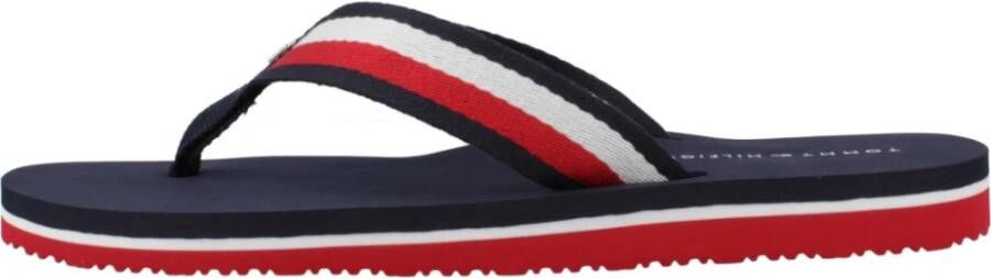 Tommy Hilfiger Strand Sandaal Flip Flops Blue Dames