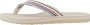 Tommy Hilfiger Teenslippers TH STRIPES BEACH SANDAL zomerschoen slippers poolslides met kleurrijke strepen - Thumbnail 1