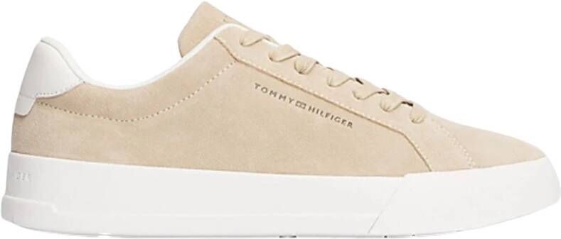 Tommy Hilfiger Sneakers van leer met labeldetails model 'COURT BETTER'