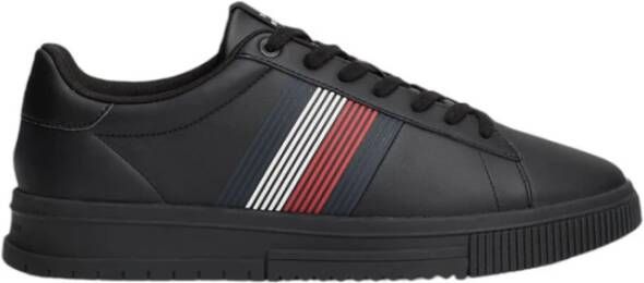 Tommy Hilfiger Zwarte Polyester Sneaker met Contrastdetails - Foto 3