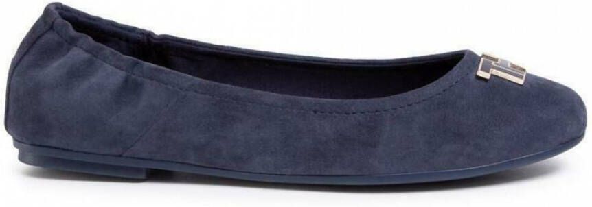 Tommy Hilfiger Ballerina's in blauw voor Dames grootte: 39
