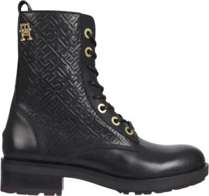 Tommy Hilfiger Thgram Biker Boot Zwart Dames