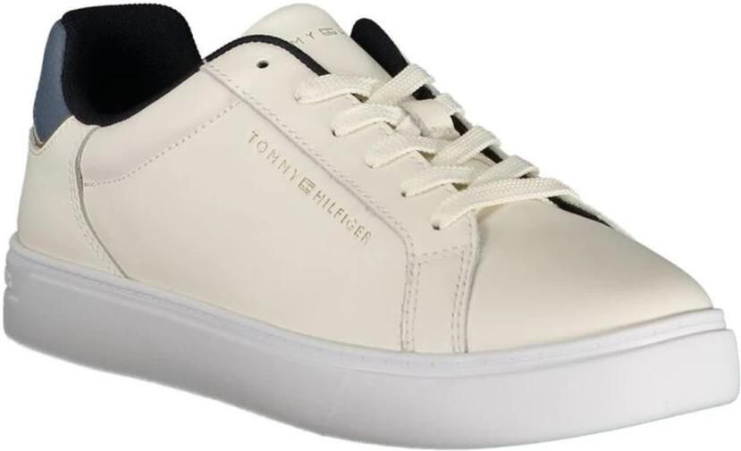 Tommy Hilfiger Beige Polyester Sneakers voor moderne vrouwen