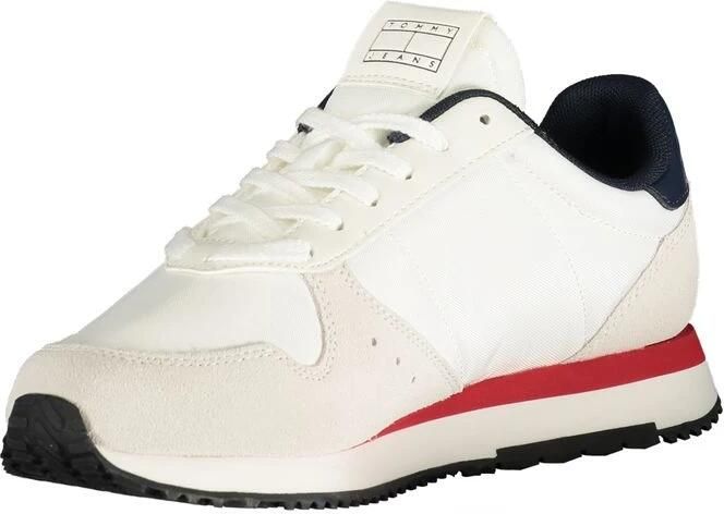 TOMMY JEANS Eva Runner Leather Schoenen Wit Man - Foto 4