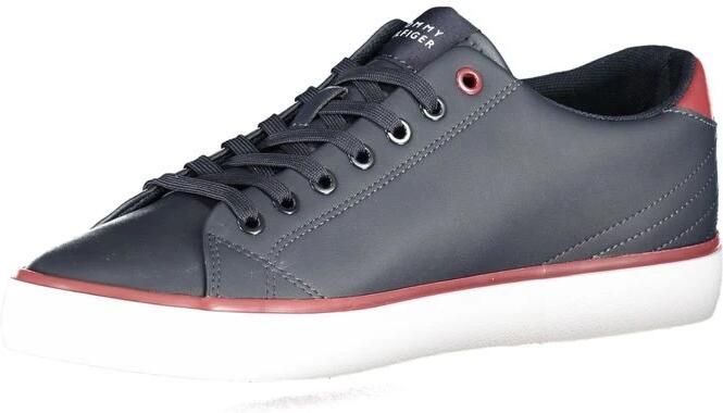 Tommy Hilfiger Sneakers TH HI VULC CORE LOW LEATHER ESS vrijetijdsschoen lage schoen veterschoen met sierstiksels op de hiel - Foto 3
