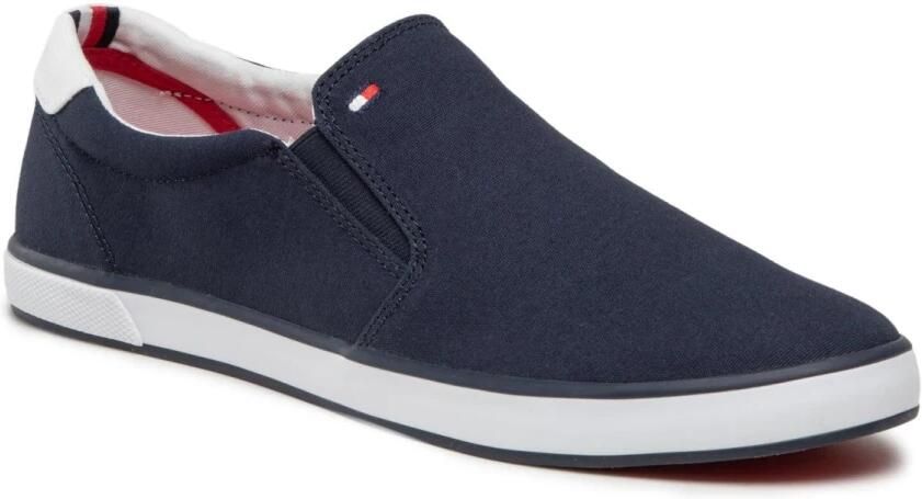 Tommy Hilfiger Slip-on sneakers ICONIC SLIP ON SNEAKER Slipper vrijetijdsschoen lage schoen met zij-stretchinzetten - Foto 4