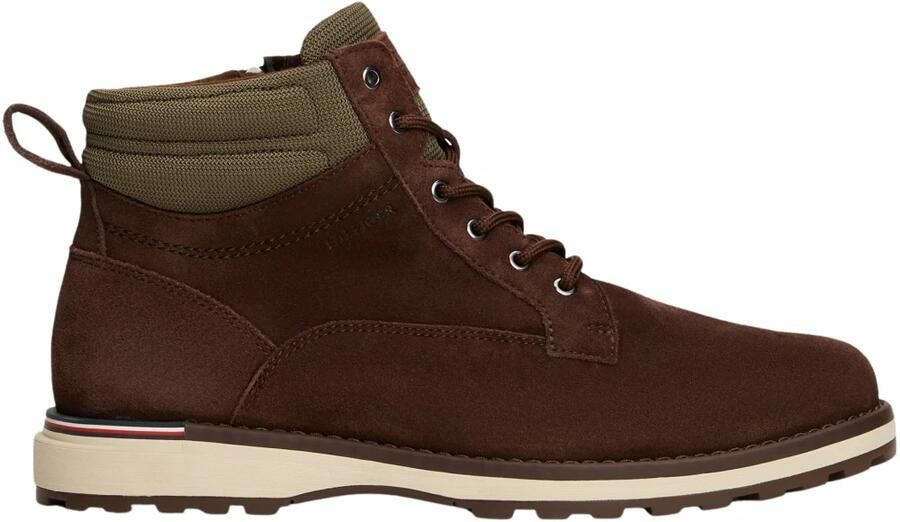 Tommy Hilfiger Corporate Suede Laarzen Bruin Man - Foto 4