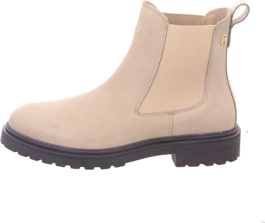 Tommy Hilfiger Chelsea boots van echt nubuckleer