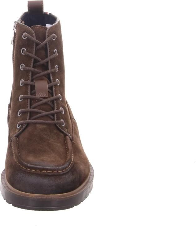 Tommy Hilfiger Veterschoenen CLEATED HILFIGER W SDE MOC BOOT veterenkellaars met modieuze mocassinnaad - Foto 2