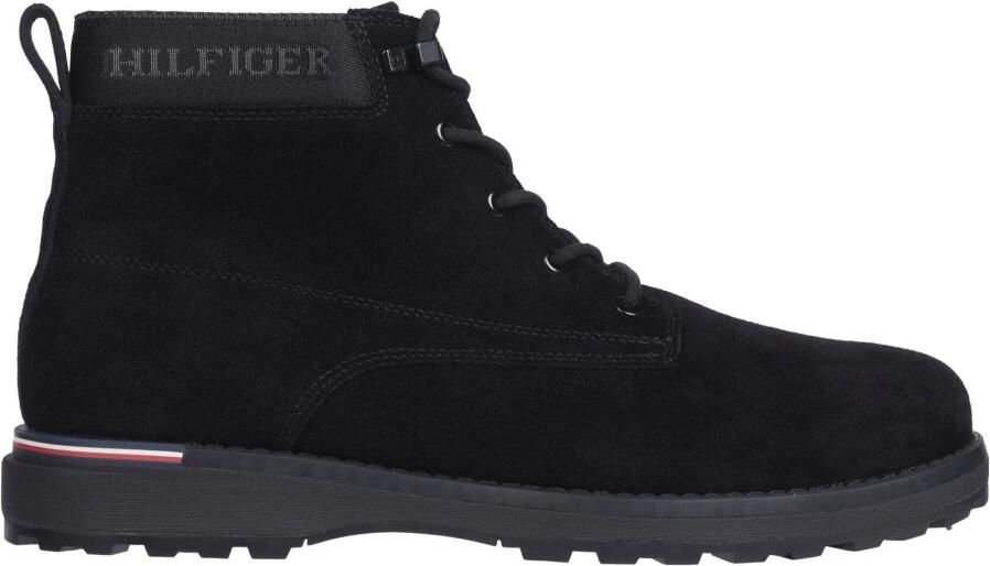 Tommy Hilfiger Zwarte Zakelijke Outdoor Enkelboots