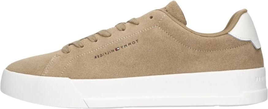 Tommy Hilfiger Lage sneakers van suède model 'COURT CORE' - Foto 3
