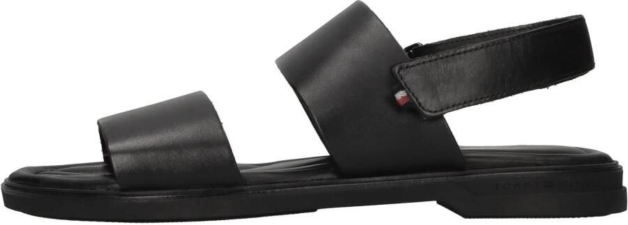 Tommy Hilfiger Double Strap Signature Leather Sandals