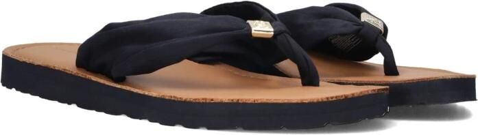 Tommy Hilfiger Teenslippers TH ELEVATED BEACH SANDAL zomerschoen comfortabele schoen flats slippers met th-sieraandeel - Foto 2