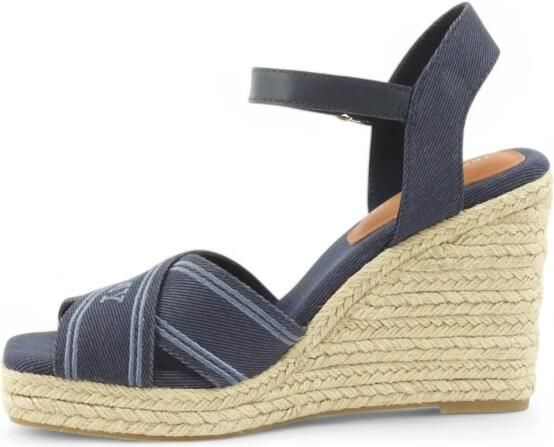 Tommy Hilfiger Espadrille sandalen met sleehak