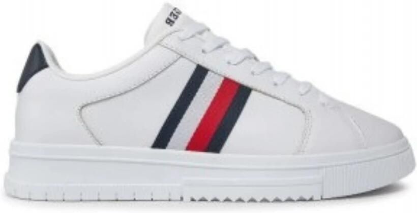 Tommy Hilfiger Sportsneaker Met Veters En Contrasterende Details En Printlogo