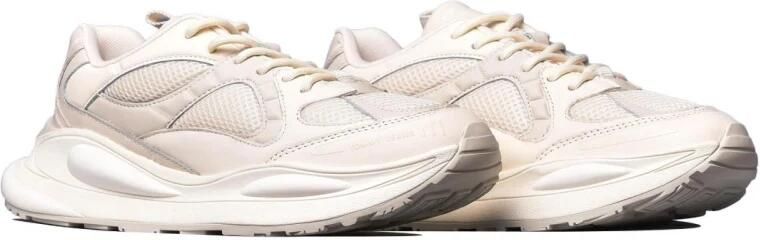 Tommy Jeans Beige Leren Sneakers Beige Dames