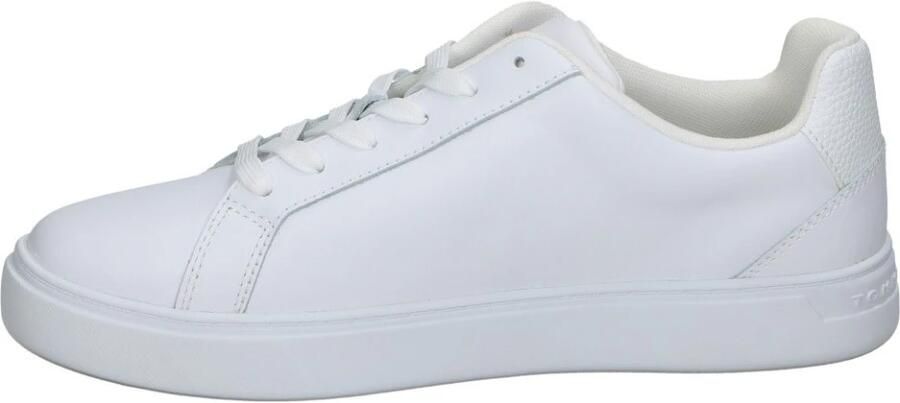 Tommy Hilfiger Plateausneakers ESSENTIAL COURT SNEAKER STRIPES met typische tommy-strepen vrijetijdsschoen halfhoge schoen veterschoen