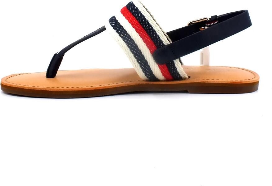 Tommy Hilfiger Sandalen FLAT SANDAL CORPORATE met strepen in tommy-kleuren - Foto 2