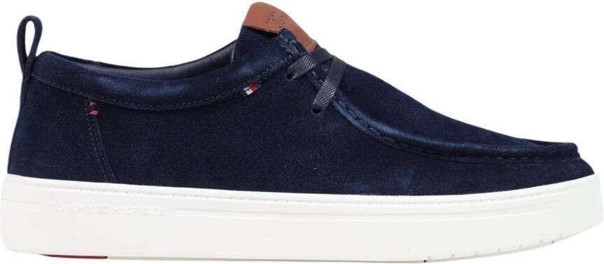 Tommy Hilfiger Sneakers van echt leer met labelpatch