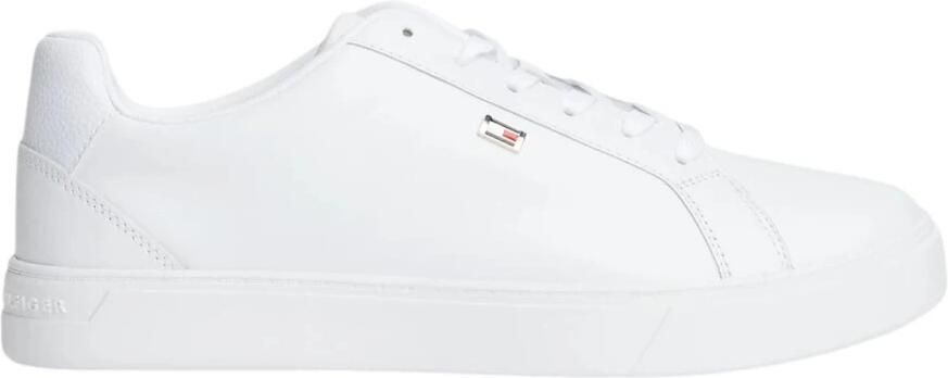TOMMY HILFIGER Sneakers laag 'Logo Pebble' wit