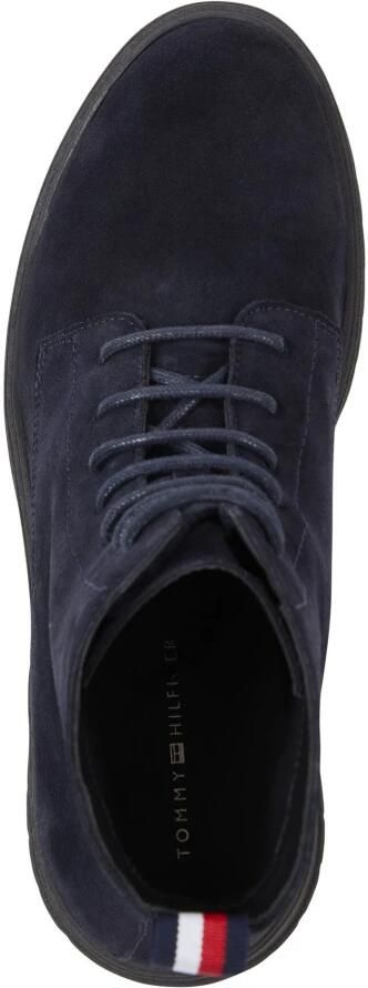 Tommy Hilfiger Hoge veterschoenen HILFIGER CORE SUEDE BOOT met gestreepte aantreklus - Foto 5