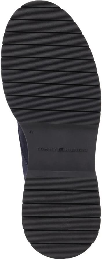 Tommy Hilfiger Hoge veterschoenen HILFIGER CORE SUEDE BOOT met gestreepte aantreklus - Foto 4