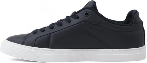 Tommy Hilfiger Sneakers ICON COURT LTH STRIPES veterschoenen vrijetijdsschoen lage schoen met gewatteerde schaprand - Foto 2