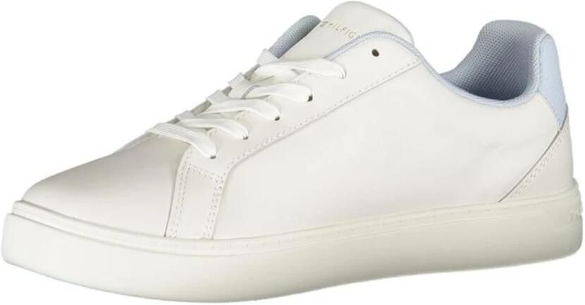 Tommy Hilfiger Witte polyester sneakers met veters contrastdetails logo White Dames - Foto 2