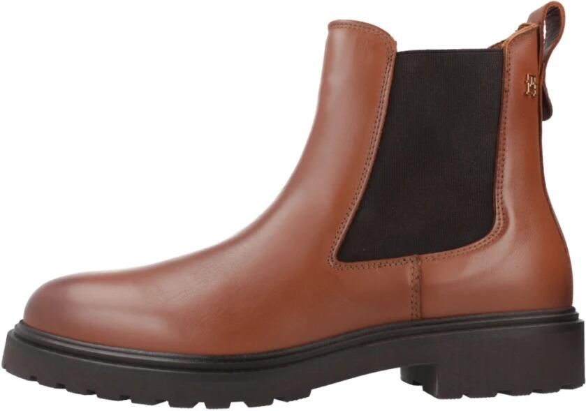 Tommy Hilfiger Leather Cleated Chelsea