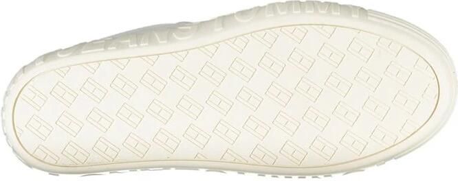 TOMMY JEANS Plateausneakers TJW NEW CUPSOLE LEATH LC met contrastafwerking op de hiel vrijetijdsschoen halfhoge schoen veterschoen - Foto 2