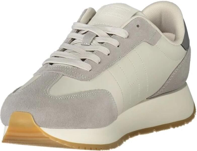 Tommy Hilfiger Grijze leren sneaker - Foto 2