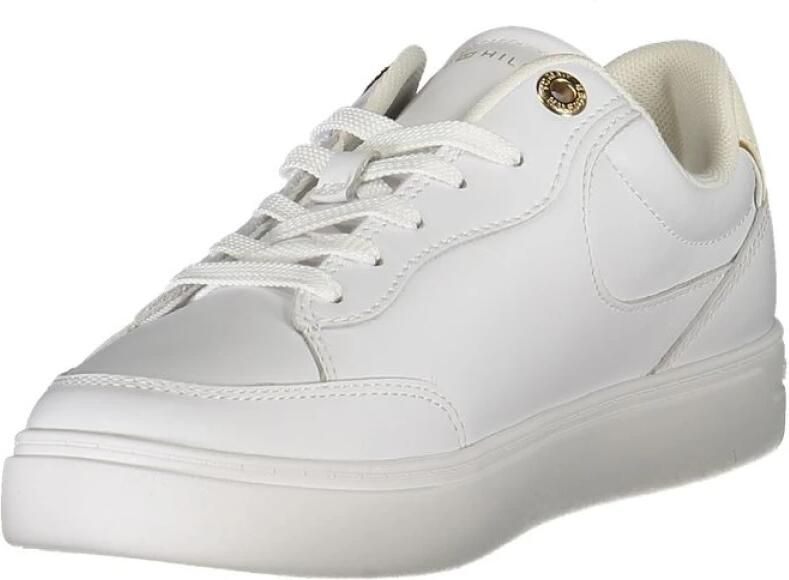 Tommy Hilfiger Plateausneakers ESSENTIAL CHIC COURT SNEAKER vrijetijdsschoen veterschoen lage schoen met th-sieraad - Foto 2