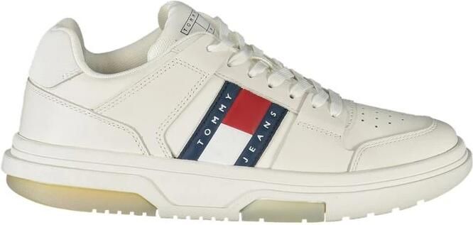 TOMMY JEANS Plateausneakers THE BROOKLYN ELEVATED met zijlogo-embleem vrijetijdsschoen lage schoen veterschoen