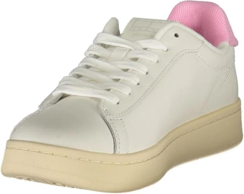 TOMMY JEANS Plateausneakers ARCHIVE' 98 vrijetijdsschoen halfhoge schoen veterschoen met logo op de tong